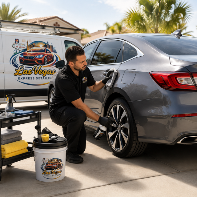 Exterior Car Detailing service by Las Vegas Express Detailing in Las Vegas, NV